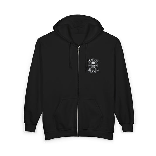 Zip Hoodie — Not On My Watch - OG Logo