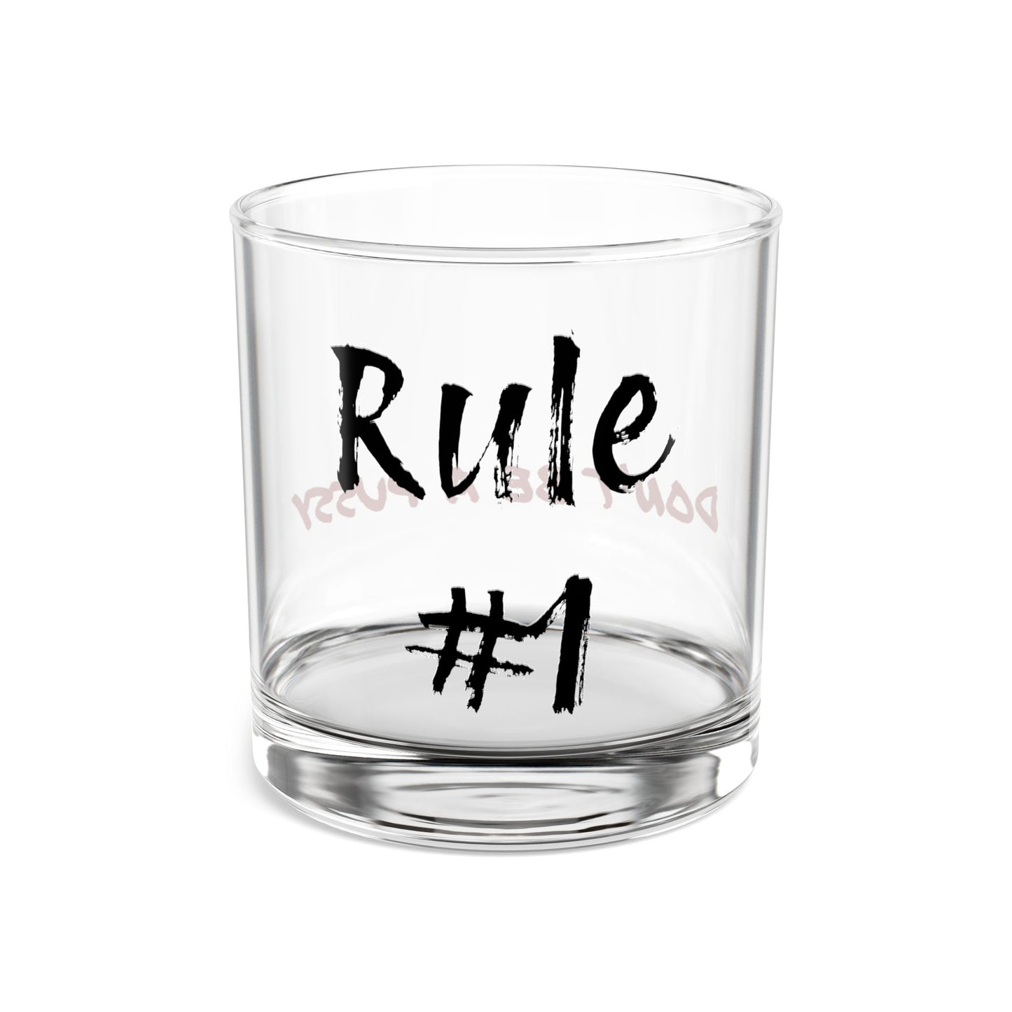 Rule #1 Rocks Glass, 10oz