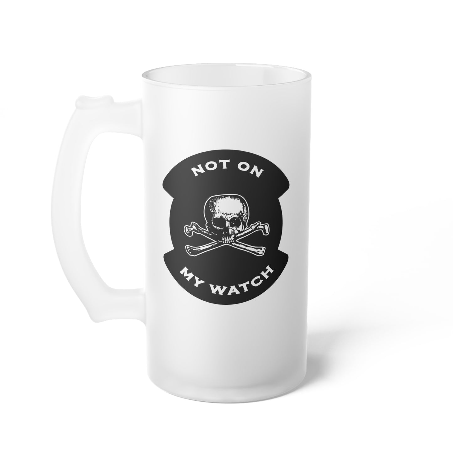 Stay Violent Frosted Glass Beer Mug