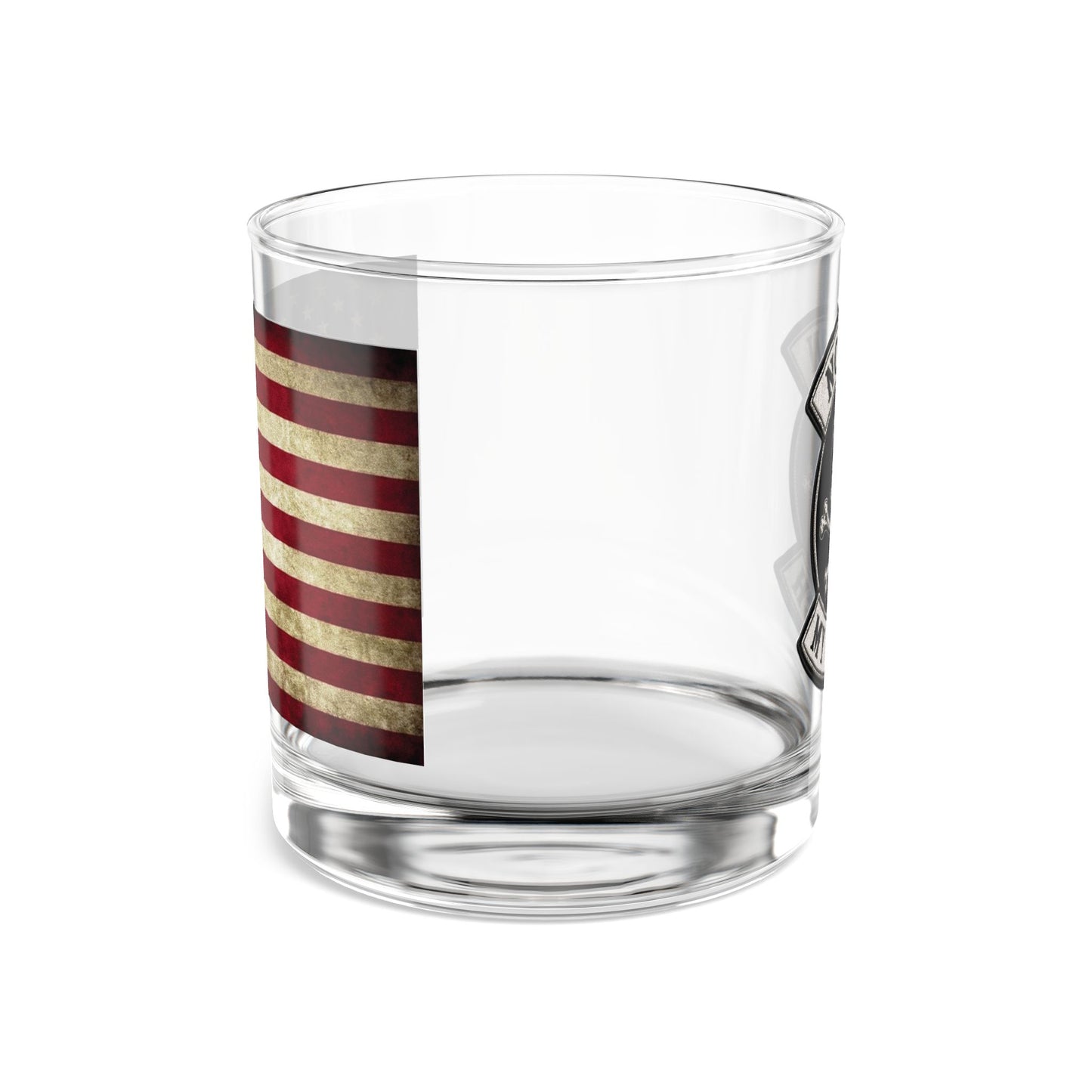 Not On My Watch - U.S. Flag Rocks Glass, 10oz
