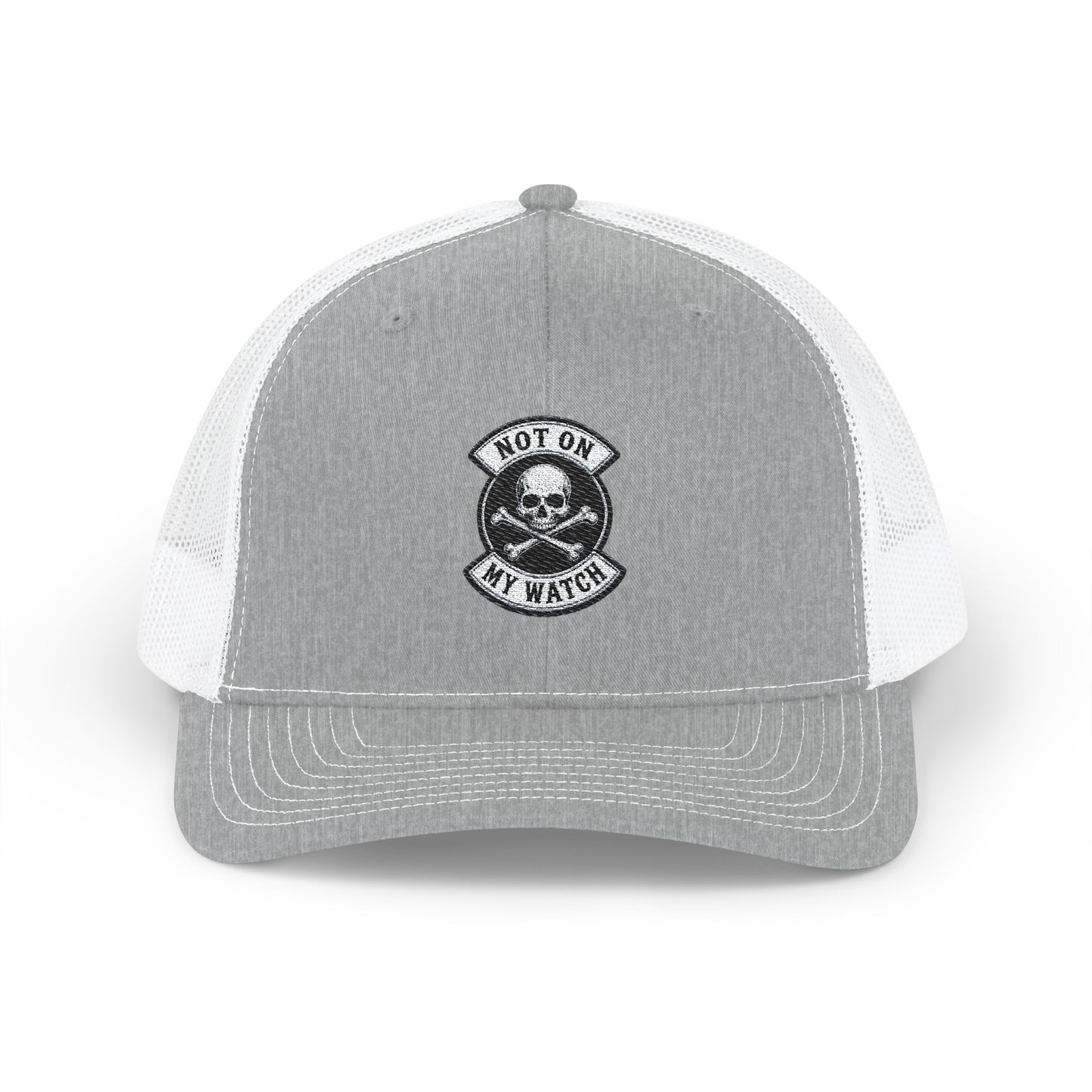 Skull 'Not On My Watch' Trucker Cap