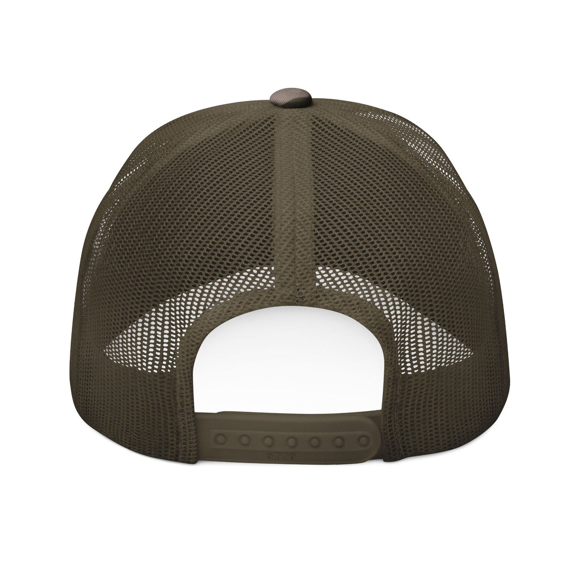 Not On My Watch Camo Mesh Trucker Hat — Black, Brown & Olive Colorways
