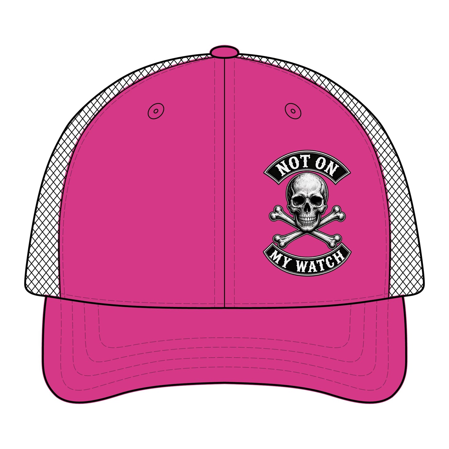Not On My Watch - Pink Mesh Trucker